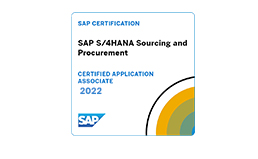SAPCertifiedAssociate-SAPS/4HANASourcingandProcurement